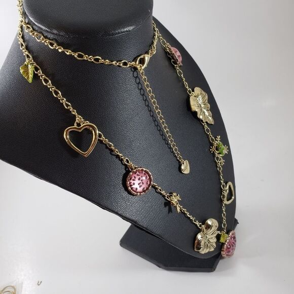Betsey Johnson Jungle sweater necklace - Picture 4 of 5